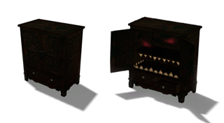 Cutteridge Estate Update And New Goodies This Week!, kwoman32, Oct 14, 2012, 8:10 PM, YourPSHome.net, png, Demonic Antiquities Cabinet_320.png
