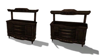 Cutteridge Estate Update And New Goodies This Week!, kwoman32, Oct 14, 2012, 8:10 PM, YourPSHome.net, png, Demonic_Sideboard_320.png