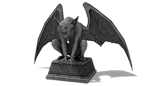 Serenity Plaza Halloween Spooktacular & More This Week From Juggernaut! - Oct. 16th, 2013, kwoman32, Oct 13, 2013, 4:45 PM, YourPSHome.net, png, HALL13_Gargoyle_320.png