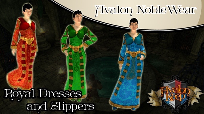 Heavy Water Releases Update To Avalon Keep!, kwoman32, Oct 29, 2012, 11:09 PM, YourPSHome.net, jpg, HeavyWater_AvalonNobleWear_RoyalDresses_684x384_20121029.jpg