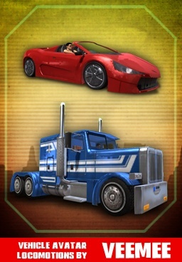 New This Week From Veemee - Feb. 5th, 2014, kwoman32, Feb 3, 2014, 1:18 PM, YourPSHome.net, jpg, MiniVehicleAvatars_StuntShow_Supercar_Truck_2014_02_05_256x368.jpg