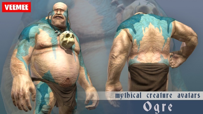 New This Week From Veemee - Feb. 5th, 2014, kwoman32, Feb 3, 2014, 1:18 PM, YourPSHome.net, jpg, MythicalCreatureAvatars_Ogre_2014-02-05_684x384.jpg