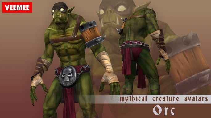 New This Week From Veemee - Feb. 12th, 2014, kwoman32, Feb 10, 2014, 1:06 PM, YourPSHome.net, jpg, MythicalCreatureAvatars_Orc_2014-02-12_684x384.jpg