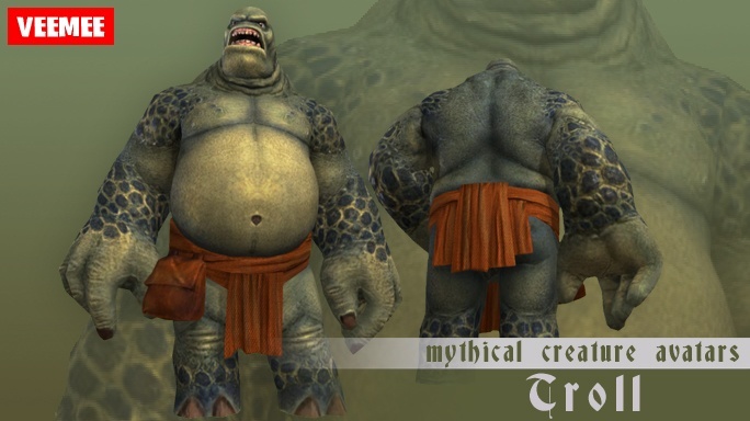 New This Week From Veemee - Feb. 12th, 2014, kwoman32, Feb 10, 2014, 1:06 PM, YourPSHome.net, jpg, MythicalCreatureAvatars_Troll_2014-02-12_684x384.jpg