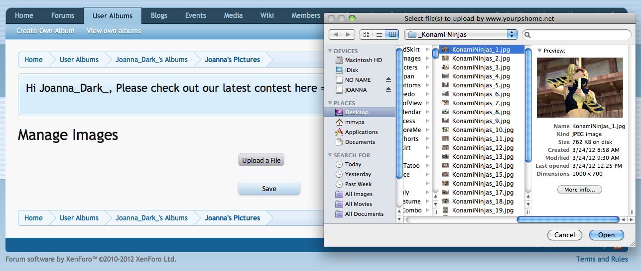 Creating Albums Tutorial, Joanna, Jul 9, 2012, 1:17 AM, YourPSHome.net, png, Screen shot 2012-07-08 at 8.02.21 PM.png