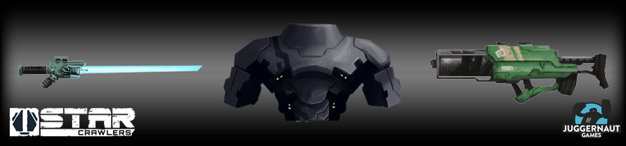 We Talk To Juggernaut Games About Their New Game - " Star Crawlers  ", kwoman32, Jan 27, 2014, 9:16 PM, YourPSHome.net, png, StarCrawlers_gunsnarmor.png