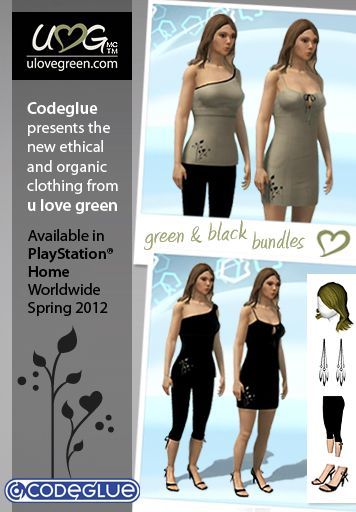 Exclusive : Ypsh Member & Ps Home User, Danikaa-g Brings Her Clothing Designs To Ps Home This Week!, kwoman32, May 21, 2012, 9:21 PM, YourPSHome.net, jpg, U-LOVE-GREEN_CODEGLUE_web-poster_BUNDLES.jpg