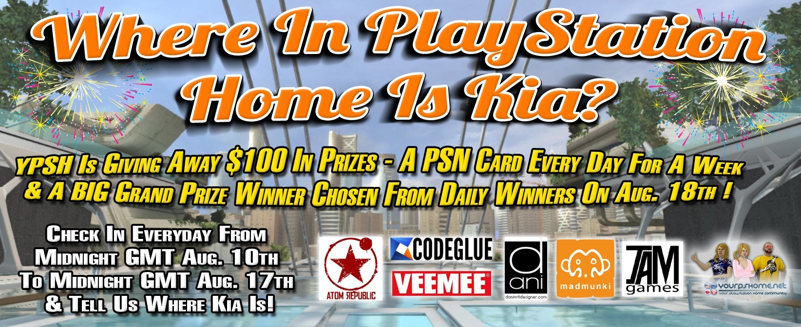 Where In PlayStation Home Is Kia? - Day Two - Aug. 12th, 2014, kwoman32, Aug 12, 2014, 1:15 AM, YourPSHome.net, jpg, WhereIsKiaBanner.jpg