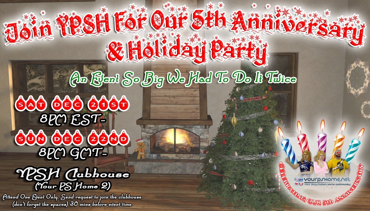 It's Our 5th Birthday!, kwoman32, Dec 13, 2013, 5:50 AM, YourPSHome.net, jpg, ypshxmas2.jpg