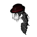 Miss_Behave_Red_and_Black_Hat_and_Hair_128x128.png