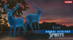 New this week from Veemee - Wed., June 11th, 2014, kwoman32, Jun 10, 2014, 1:51 PM, YourPSHome.net, jpg, AnimalAvatars_SpiritAnimals_Stag_2014-06-11_684x384.jpg
