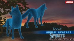 New this week from Veemee - Wed., June 11th, 2014, kwoman32, Jun 10, 2014, 1:51 PM, YourPSHome.net, jpg, AnimalAvatars_SpiritAnimals_Wolf_2014-06-11_684x384.jpg