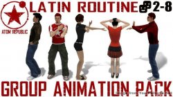 New Group Animations in EU from Atom Republic - June 25th, 2014, kwoman32, Jun 23, 2014, 6:23 PM, YourPSHome.net, jpg, LatinRoutineGroupAnimationPack_684x384.jpg