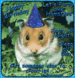 Happy Birthday Karen ( @kwoman32 ), darkan12-nl, Apr 14, 2012, 10:10 AM, YourPSHome.net, gif, HamsterPartyBD.gif