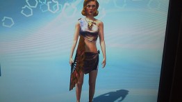 Cave girl with style