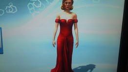 Elegant evening dress