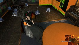 Halloween tour bus