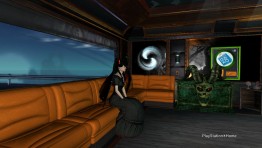 Halloween tour bus