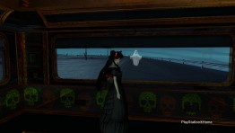 Halloween tour bus