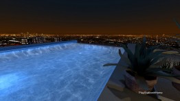 Hollywood Hills House Nighttime Estate (with Home Theatre)
