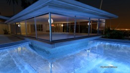 Hollywood Hills House Nighttime Estate (with Home Theatre)
