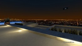 Hollywood Hills House Nighttime Estate (with Home Theatre)