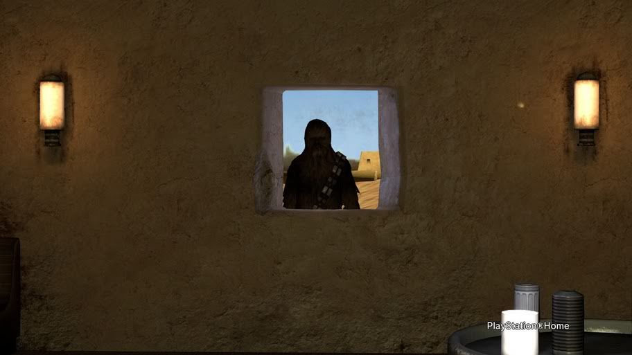 creepy glitch in the Star Wars Cantina, Feb 24, 2011, 3:06 AM, YourPSHome.net, 1899